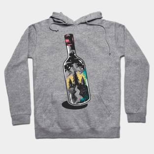 Landscape in a bottle. Hoodie